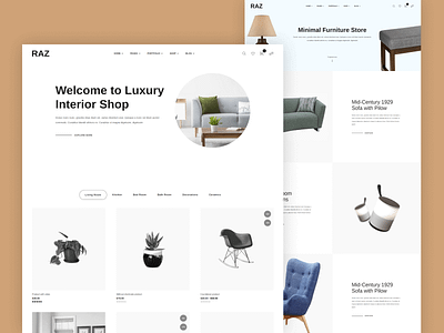 Furniture Shopify Theme - Raz shopify template