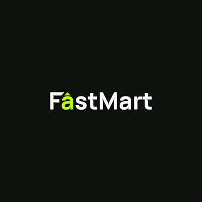 Fastmart creative logo logodesign minimalist logo modern logo text logo