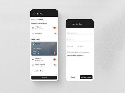 Daily UI - Credit Card Checkout app design typography ui ux