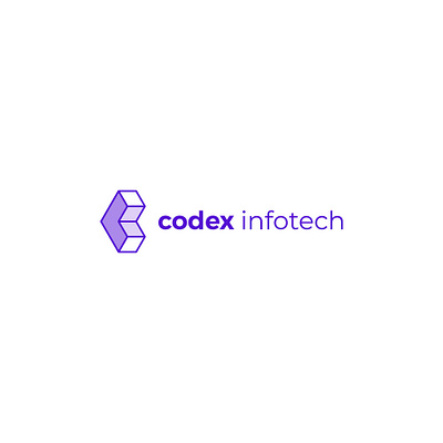 Codex infotech creative logo logo design minimalist logo modern logo