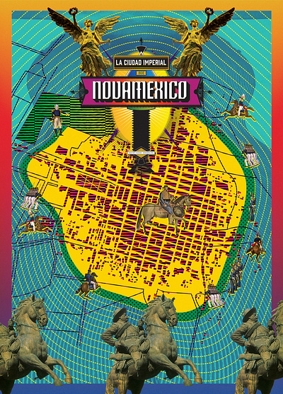 CITTÀ Magazine — La Ciudad Imperial de Nova Mexico branding design graphic design hispanic illustration mexico poster print typography