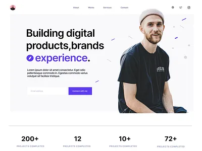 Single product landing page