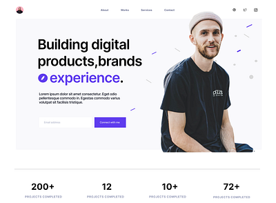 Single product landing page