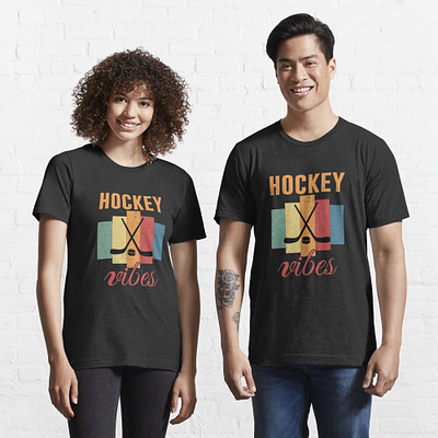 Ice Hockey T-shirt Design Vector Graphic by Unique T-shirt Design