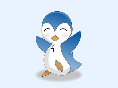 Lil Penguin 3d animation branding flat illustration graphic design illustration logo motion graphics ui
