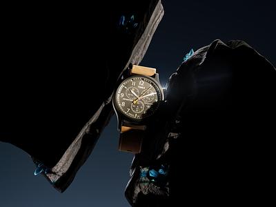 Timex Watch 3d beauty cgi cinema 4d design nature product redshift render watch