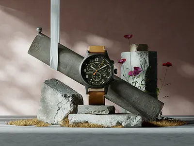 Timex Watch 3d beauty cgi cinema 4d design nature product redshift render watch