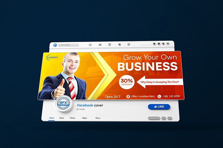 Facebook cover page design by Md Sofiqul Islam on Dribbble