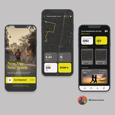 Location tracker design design typography ui ux