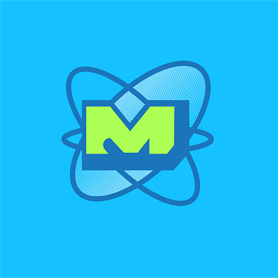 Custom 'M' Character branding design graphic design illustration logo typography vector