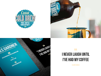 Coast Cold Brew | Packaging & Business cards businesscards coffee design graphic design label labeldesign packaging
