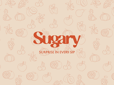 Sugary | Brand Identity Design art brand brand design brand identity branding color design fruit graphic design identity illustration juice logo logo design logofolio logotype sugary wordmark