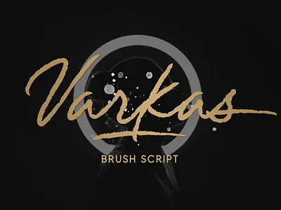 Varkas - Brush Script branding calligraphy design fonts handlettering logo typeface typography