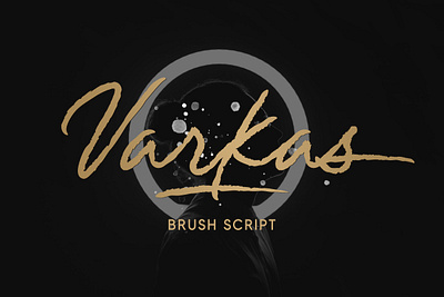 Varkas - Brush Script branding calligraphy design fonts handlettering logo typeface typography