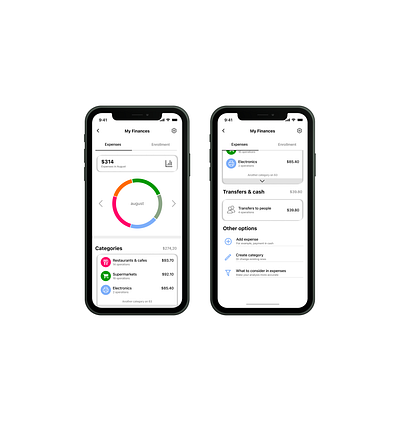 DailyUI_66 application banking dailyui finance interface mobile monitoring uxui