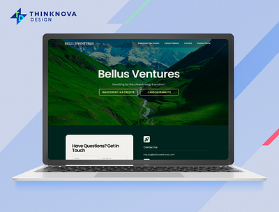 Bellus Ventures branding design illustration logo thrive themes typography ui web design web development wordpress