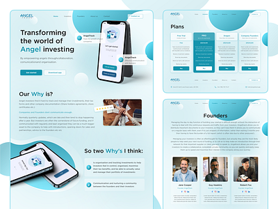 AngelTrack design figma ui design ux ui web