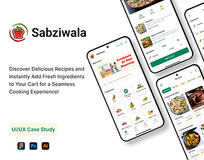 Sabziwala - App Design app app design design designer figma interface mobile product design sabziwala typography ui ui design uiux user experience user interface ux ux design ux designer