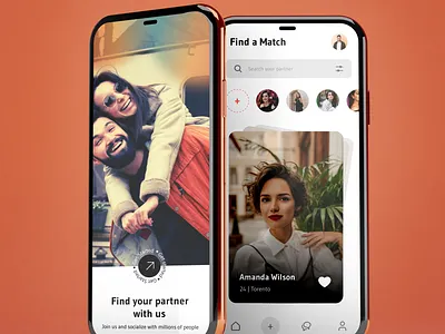 Spark Connections: A User-Centric Dating App Design app branding dating app dating app design dating ui design graphic design illustration logo mobile app typography ui ux vector