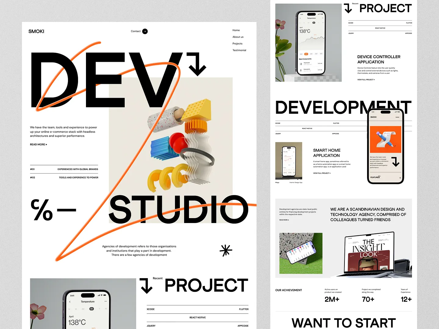 Innovative App Development Website Design