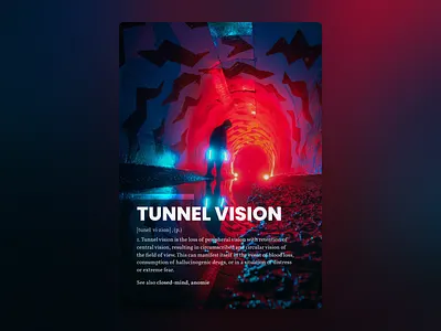 Tunnel Vision branding product design ui ux web design