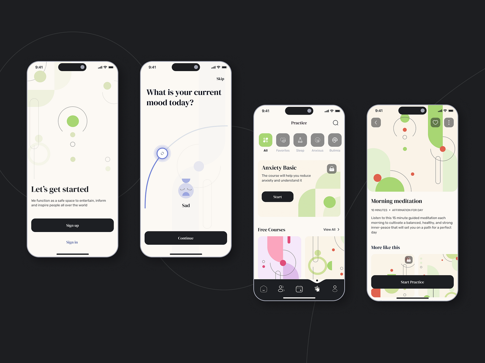 UI/UX for Mental Health App | Part 1 by Cadabra Studio on Dribbble