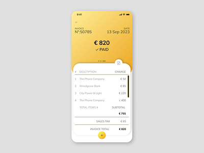 DailyUI 46: Invoice app bank bill billing cash dailyui dailyui046 dailyui46 design invoice money payment template transfer typography ui ux