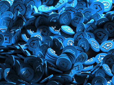 Digital Coins Replicator 3d animation art branding coin digital graphic design logo motion graphics replicator simulation