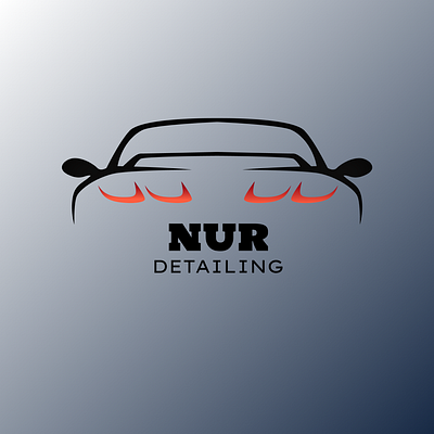 Nur Detailing branding design graphic design illustration logo