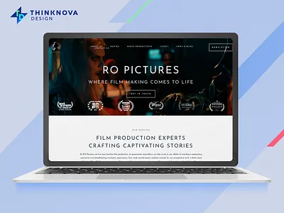 Ro Pictures branding design illustration logo thrive themes typography ui web design web development wordpress