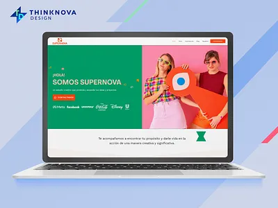 Supernova branding design illustration logo thrive themes typography ui web design web development wordpress