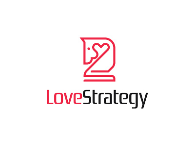 Love Chess Logo animal logo app battle branding chess heart horse icon knight logo love strategy vector