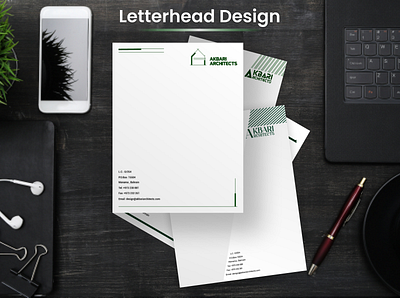 Letterhead Design art branding design graphic design illustration letterhead logo vector