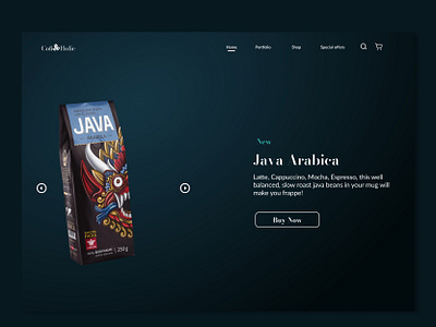 Coffee brand website ui branding landing page uiuxdesign web design