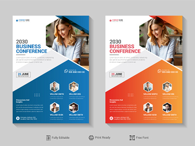 Conference Flyer Template business conference flyer church flyer conference conference flyer event conference flyeer flyer flyer design flyer design tutorial flyers template speaker conference flyer