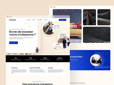 Marketr - Website branding design graphic design illustration logo ui ux webdesign webflow website