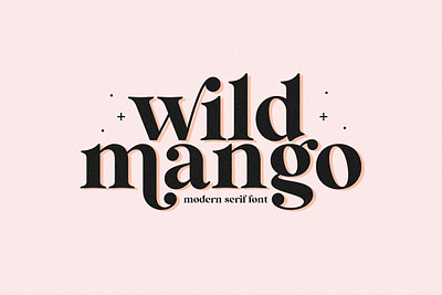 Wild Mango Modern Serif Font bohemian font branding font chic font editorial font font fonts handwritten font handwritten serif font logos magazine modern font serif font swashes