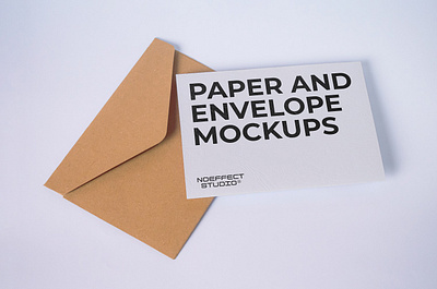PAPER & ENVELOP MOCKUP advertising