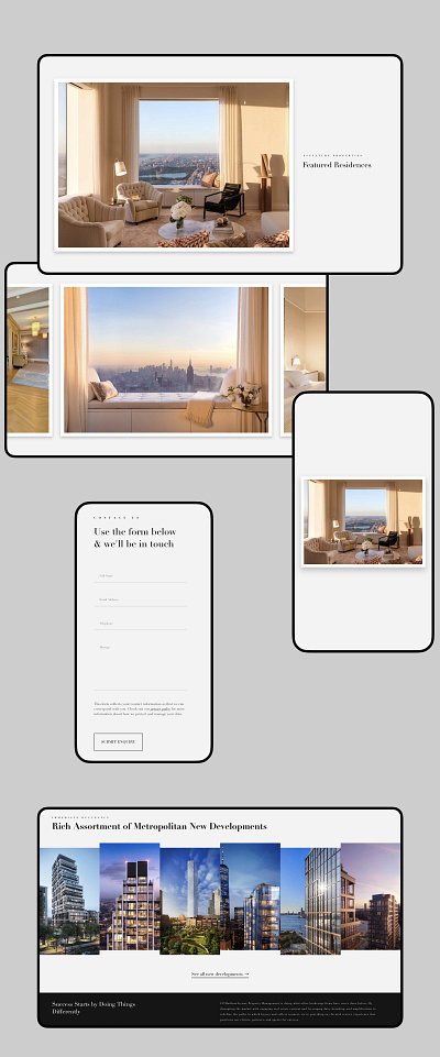 437MadisonAvenue - Property Management concept development freelance property management real estate ui uiux ux uxui web development website