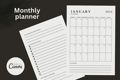 January 2024 monthly planner template 2024 january planner 2024 monthly planner 2024 planner january planner