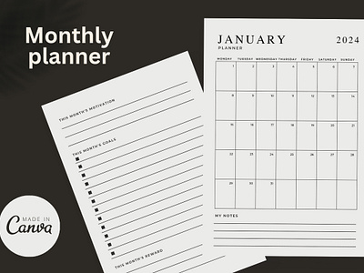 January 2024 monthly planner template 2024 january planner 2024 monthly planner 2024 planner january planner