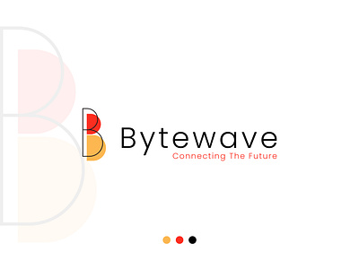 Bytewave - Technology logo, modern logo, tech logo brand identity branding company design graphic design illustration logo logo design tech technology