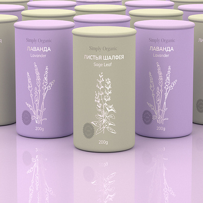 Packaging design concept «Sage Leaf» 3d animation branding graphic design logo motion graphics