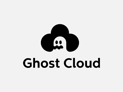 Ghost Cloud brand branding cloud database design fun funny ghost graphic design halloween identity illustration logo logodesign logotype minimal minimalist modern software