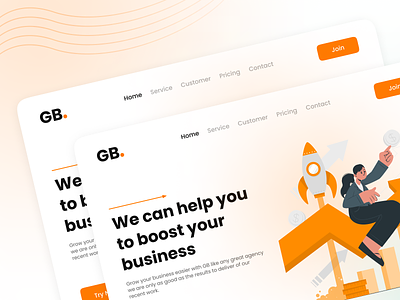 GB. affiliate business concept design good landing page grow business growup inspiration landing page marketing modern simple trend design trending ui ui design ui landing page web web design web landing page