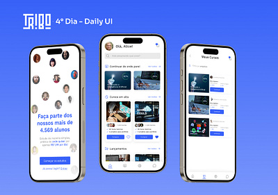 Plataforma de Cursos - Daily UI app class course design figma mobile plataforma de curso ui