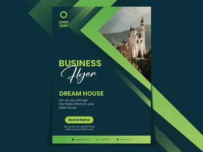 Corporate Modern Flyer for Real Estate Business business flyer corporate flyer creative flyer flyer flyer design graphic design modern flyer real estate flyer social media design