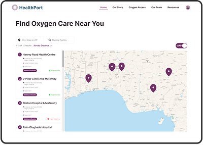 HealthPort deisgn illustration typography ui