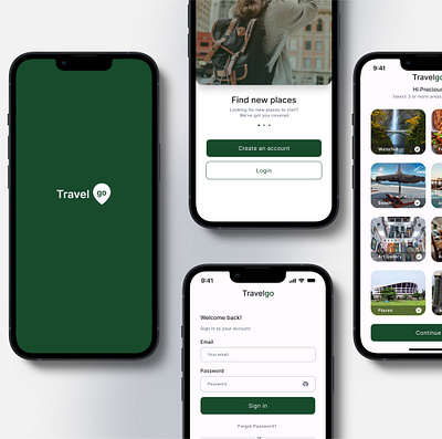 Travel Guide App | Case Study accessibility app application mobile app ui