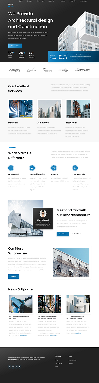 Real Estate Website Landing Page ui website uiux design webui